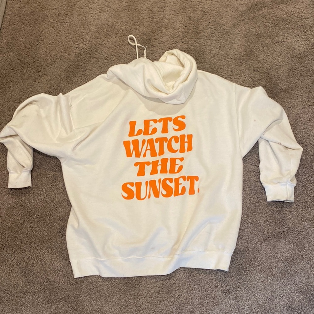 LETS WATCH THE SUNSET hoodie!